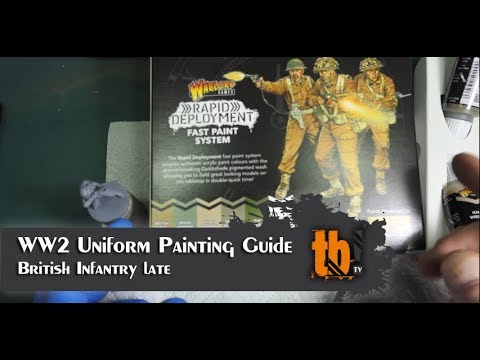 Tutorial: British Infantry late - WG British Army Paint Set