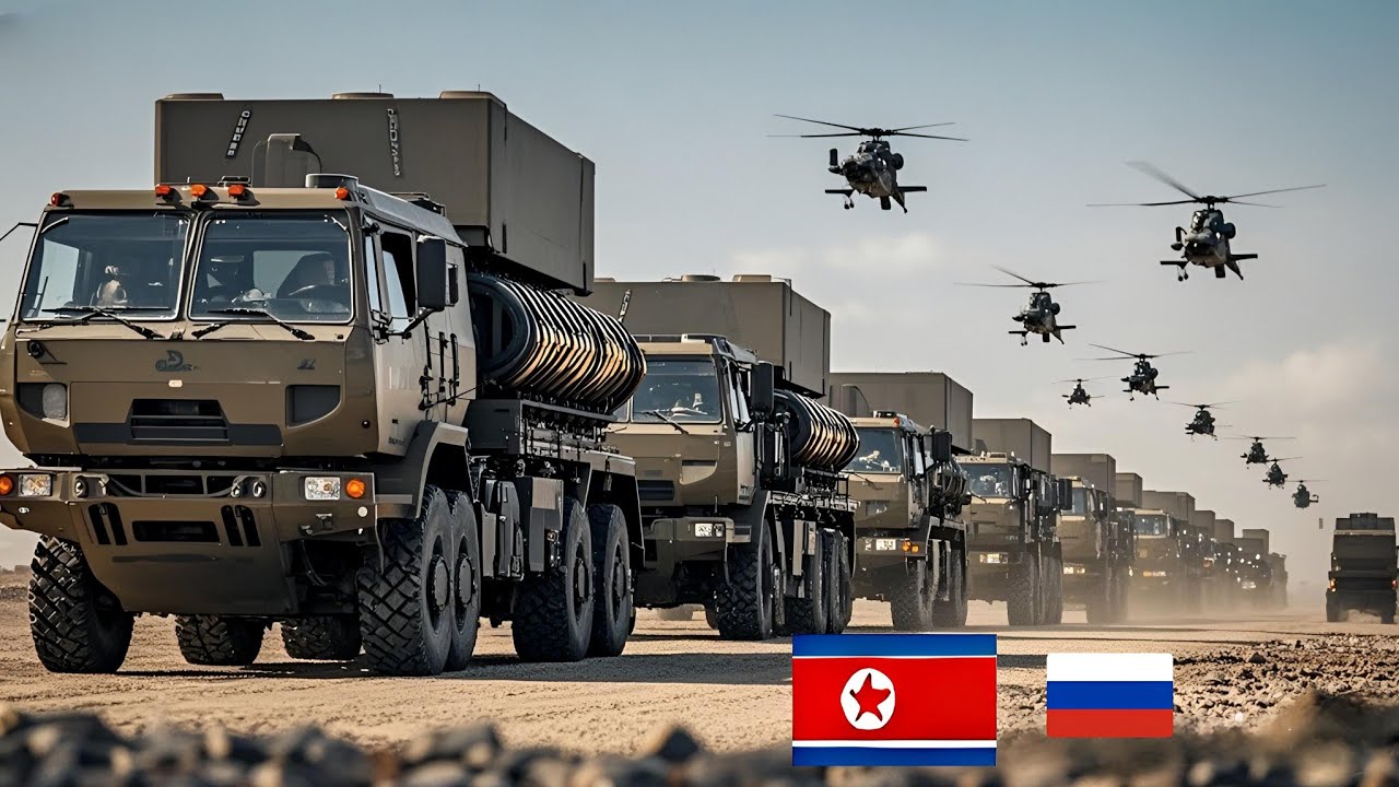 Огромная трагедия! Северокорейский военный конвой полностью разрушен элитными силами США.