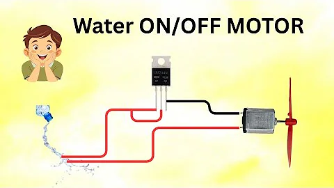 💧 Water Pump On/Off Control using IRFZ44N MOSFET | Simple DIY Circuit