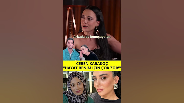 Ceren Karakoç Takıntım Var Hayat Benim için Çok Zor!
