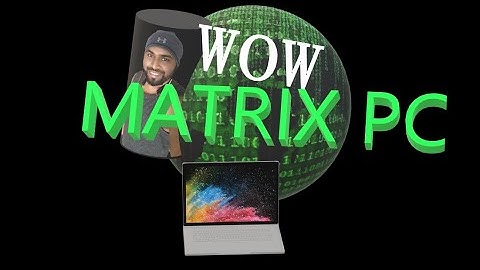 Wow! The Matrix PC / Command Prompt Programming Video