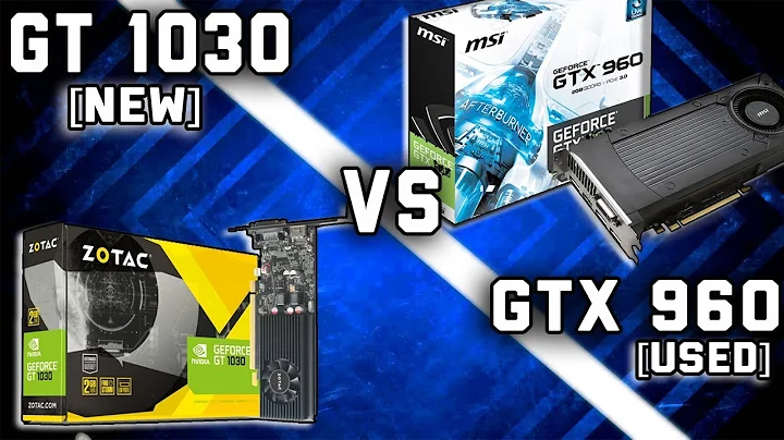 GTX 960 vs GT 1030: 최고의 80-90달러는 어디에 쓰는 게 좋을까요?