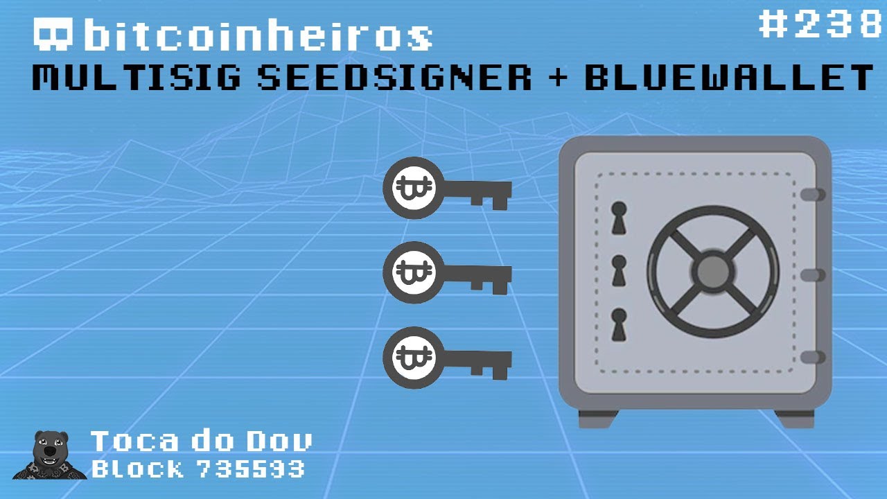 Multisig com SeedSigner e cofre da BlueWallet