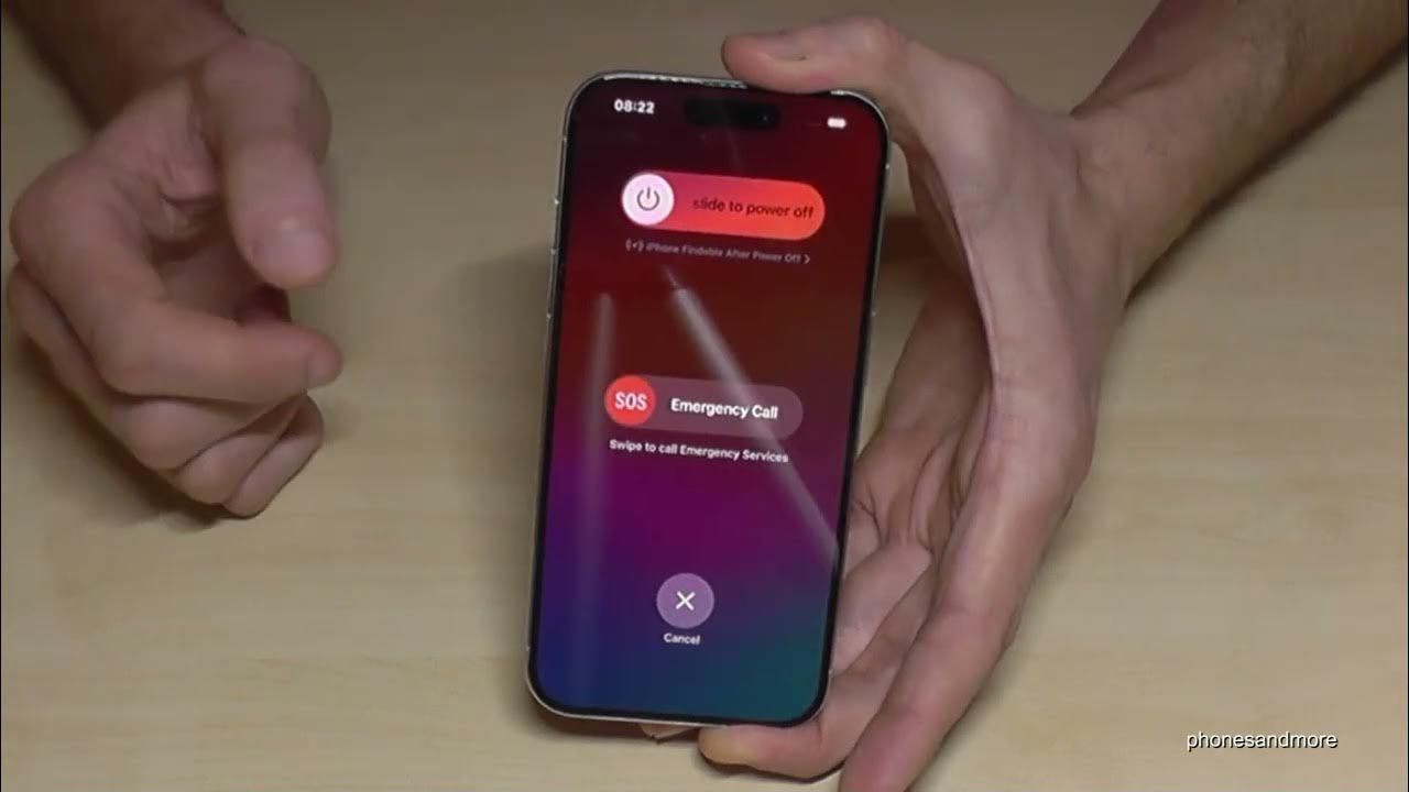 Iphone 15 pro how to power off the phone youtube