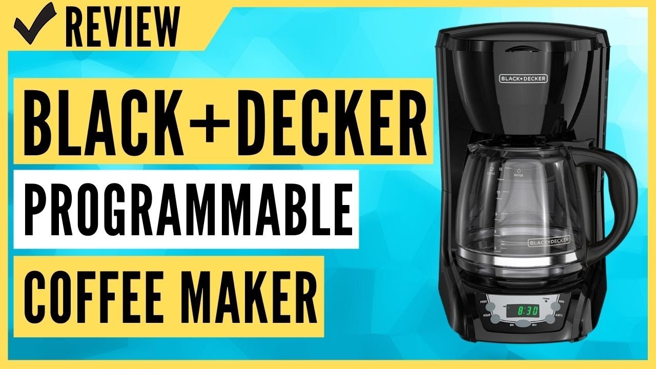 Black+Decker DLX1050B 12 Cup Programmable Coffeemaker - YouTube
