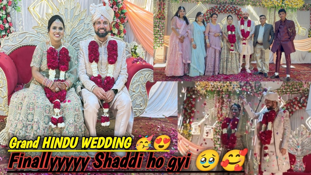 Finallyyyyy Shaddi ho gayi 🥳🫶 | Grand HINDU WEDDING 🥹🥰 | Soumya Dwivedi Vlogs