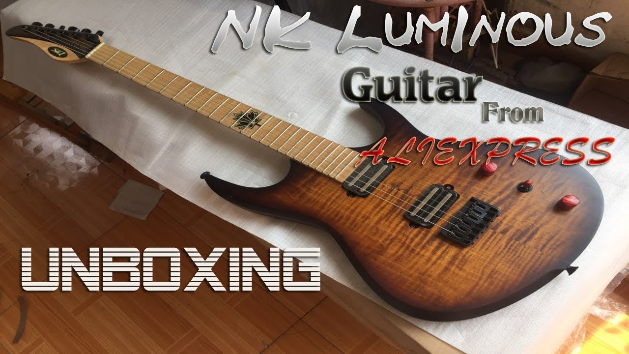 NK Luminous Guitar from Aliexpress Unboxing!