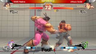 FGC Fridays #1: LOSER'S FINAL -  (SSF4AE) MMS | Native (T. Hawk) vs. xWaxx Solid (Ryu)