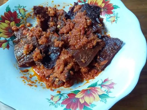 Resep Dendeng Crispy Balado