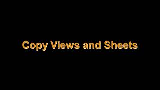 WSP Revit Addin - Copy Views and Sheets