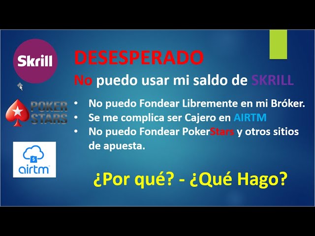 Proceso de retiro en PokerStars
