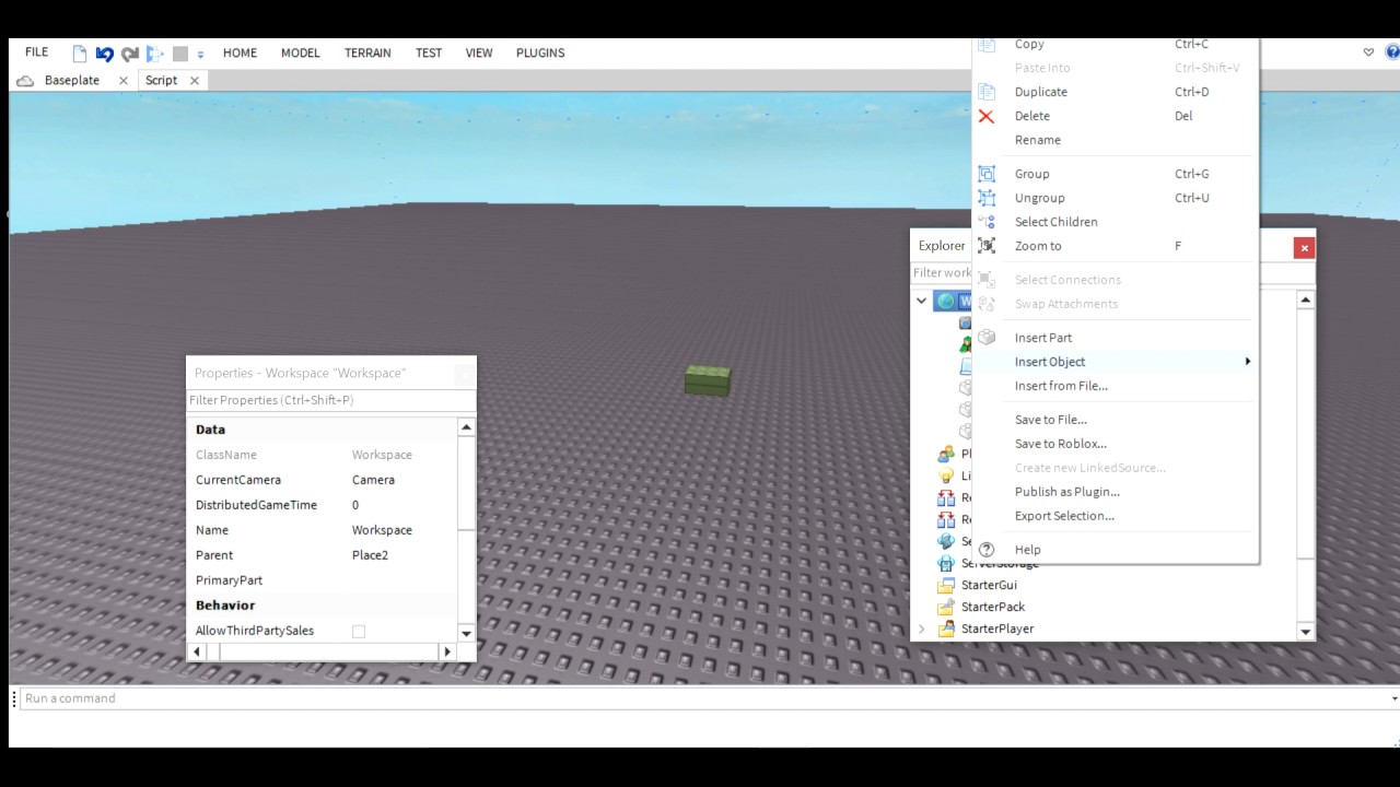 How To Change The Transparency To A Object In Roblox Studio Youtube - how to make part transparent in roblox studio