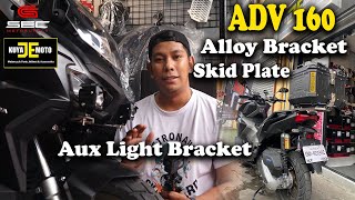 ADV 160 Bracket | MDL, Skid Plate and Top Box Bracket