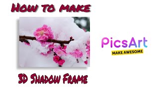 How To Make 3D Shadow Frame in PicsArt || Easy Method || PicsArt Editing screenshot 5