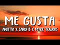 Anitta, Myke Towers, Cardi B - Me Gusta (Letra/Lyrics)