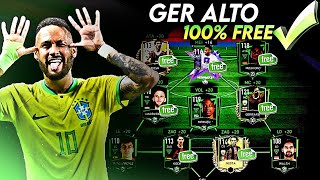 FÁCIL DMS! MONTEI UM TIME DO ZERO COM GER ALTO NO FIFA MOBILE! TIME GRÁTIS E FÁCIL