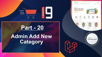 Laravel 9 E-Commerce - Admin Add New Category