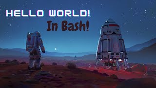 HELLO WORLD! In Bash , #shorts #ytshorts #coding
