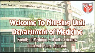 SEJARAH BACELOR KEJURURAWATAN UPM l UNIVERSITI PUTRA MALAYSIA