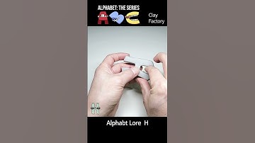 H | Alphabet Lore make clay #shorts #alphabetlore