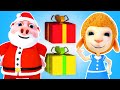 The Story of How the Snowmen Tried to Steal Christmas | Dolly and Santa Open Presents | Cartoon Kids