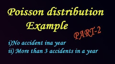 Probability of Poisson distribution using simple steps interesting example(PART-2)