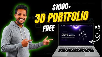 $1000+ 3D Portfolio Websites | 5 Free Projects You Can Download Now!
