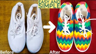 diy white shoes repair markers acrylic