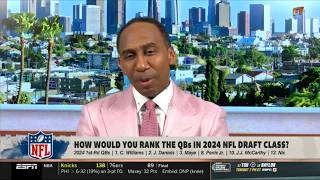 First Take Caleb Has Star Written All Over Him - Stephen A. Ranks The Qbs In 2024 Nfl Draft Cl