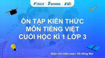 Bài giảng ôn luyện kiến thức cuối học kì 1 môn Tiếng Việt lớp 3 - FQA.vn