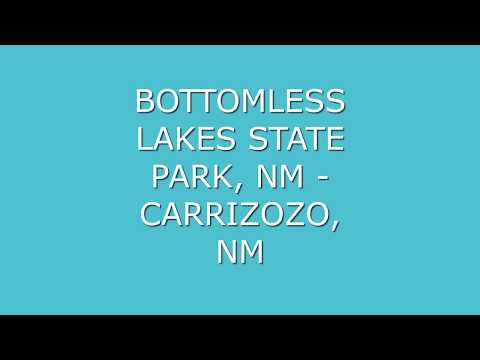 DRIVING - Time Lapse Travel - Bottomless Lakes State Park, NM - Carrizozo, NM