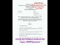 NSOU PG Political Science 6th Paper 2023 Question # NSOU MA Pol.Sc 6th Paper 2023 Question