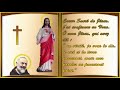 Prire au coeur sacr de jsus de padr pio livret de prire sonore slo