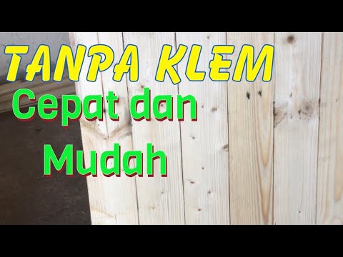 Cara Menyambung Kayu Menjadi Papan | Tanpa Klem | Jati Belanda - YouTube