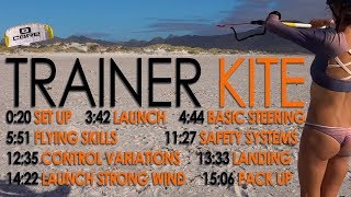 How to fly a kite (detailed guide to small 2-line power kites / trainer kites)