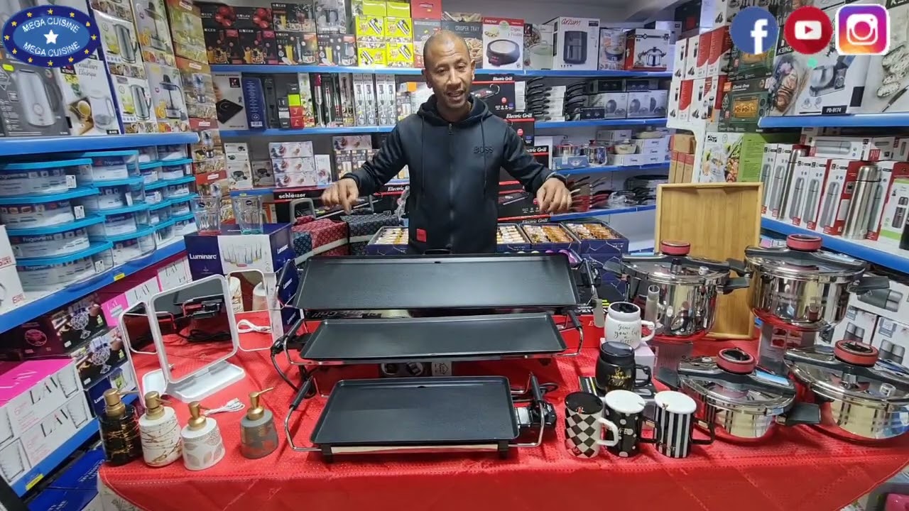 المقلاة الساحرة 👈هي الصديقة المثالية لكل عائلة+كوكوط inox فتح وسد غير بكليك🎁ممتازة جدا و بجودة عالية