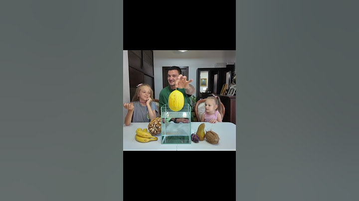 Pluteste sau se scufunda pepenele galben ? 🍈