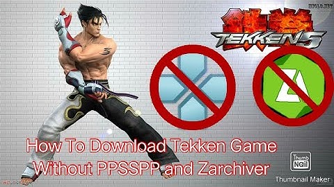 How To Download Tekken 3 game without Ppsspp and zarchiver under 21 mb