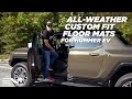 Full-Coverage All Weather Floor Mats For GMC Hummer EV Pickup Truck &amp; SUV - Max Spill Protection!