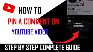how to pin a comment on youtube - Full Guide