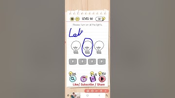 Brain test level 90 walkthrough solution gameplay |Game the chain