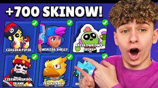MOJE KONTO BRAWL STARS za 20.000 ZŁ! 🤑 (+700 SKINÓW NA KO...