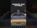 WORKING SINK IN MINECRAFT