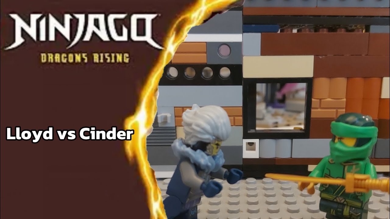 Lloyd vs Cinder lego ninjago stop motion - YouTube
