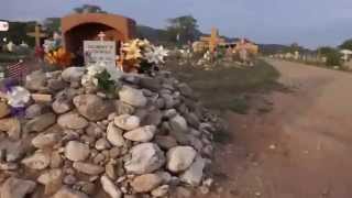 Dennis Hoppers grave in Rancho de Taos, New Mexico