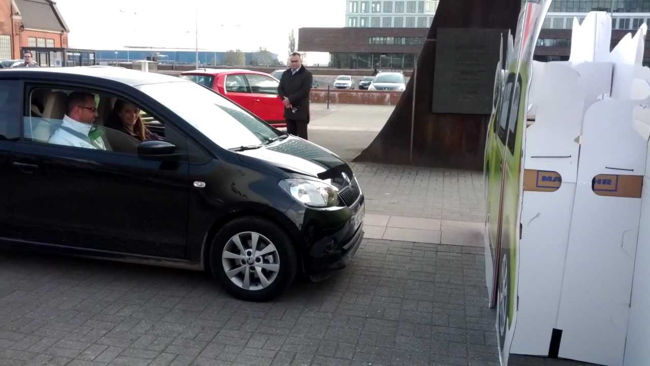 ŠKODA Citigo "City Safe Drive" Notbremsung im Test