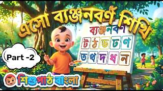 ট থেকে ন ব্যঞ্জনবর্ণ উচ্চারণ | ট ঠ ড ঢ ণ ব্যাঞ্জনবর্ণ শিখি | bangla bornomala #বাচ্চাদেরপড়াশোনা