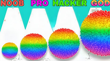 Amazing Gameplay 😍|NOOB VS PRO VS HACKER VS GOD in Roll Crowd