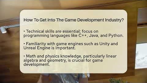 How To Get Into The Game Development Industry? - Video Gamers Vault