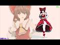 【MMD】新型美少女霊夢【恋愛デコレート】